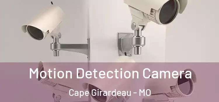 Motion Detection Camera Cape Girardeau - MO